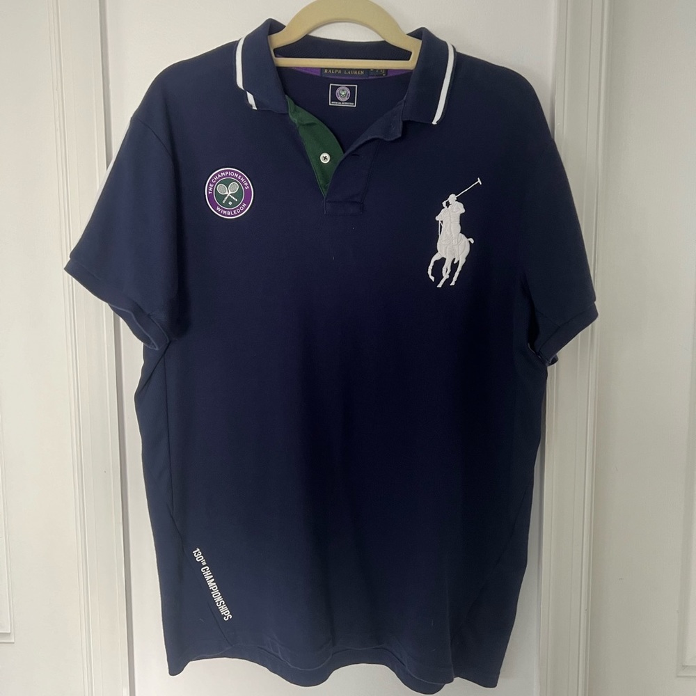 Vintage Polo Ralph Lauren - Wimbledon Short Sleeve Polo - Large